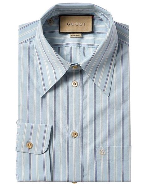 gucci blue dress shirt